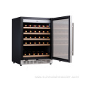 Compressor cooling single zone undercounter wine cooler